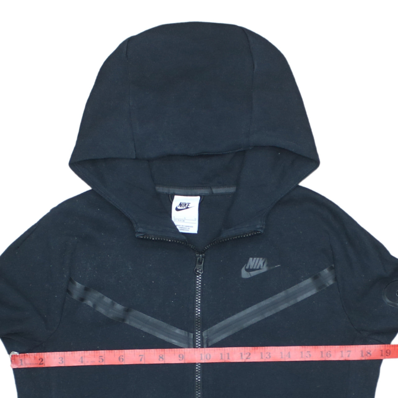 Nike Boys Black Full Zip Fleece Hoodie L 147-158cm Hooded Sweatshirt