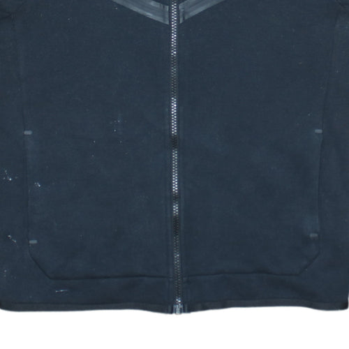 Nike Boys Black Full Zip Fleece Hoodie L 147-158cm Hooded Sweatshirt