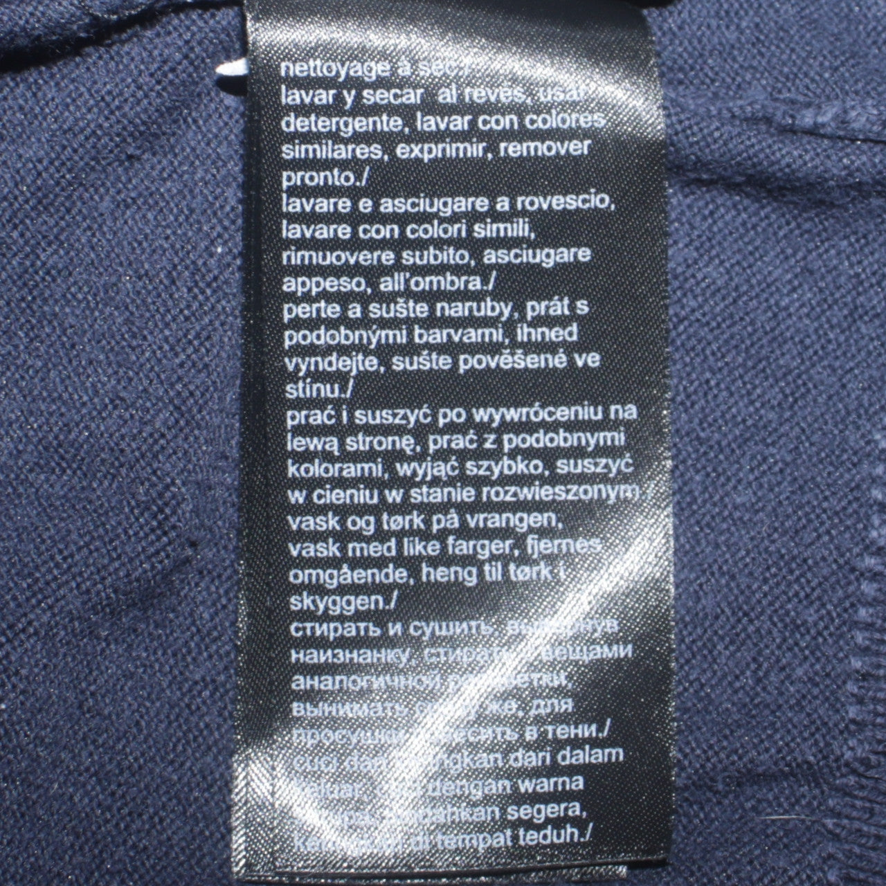 Calvin Klein Jeans Men's Blue Cotton Crew Neck Pullover Jumper 2XL