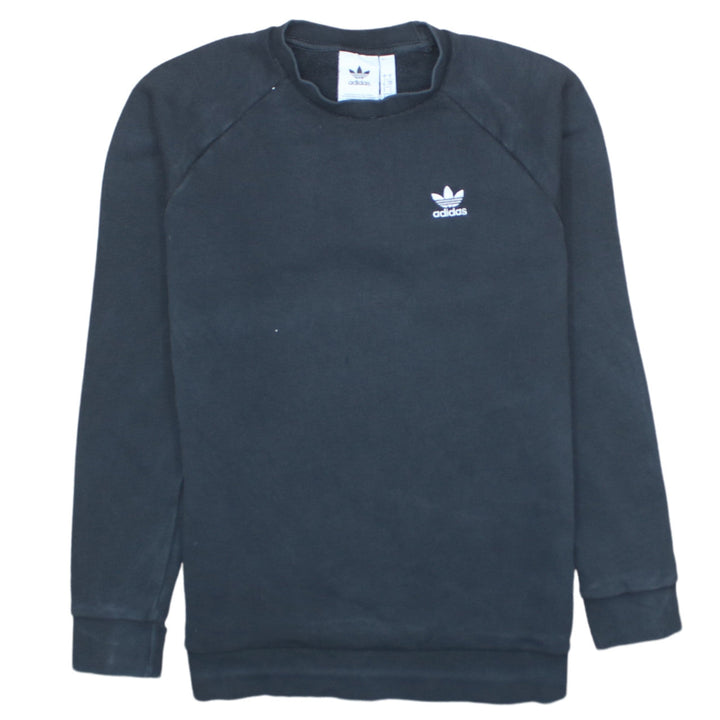 Adidas Men's Black Crew Neck Pullover Sweatshirt Size S