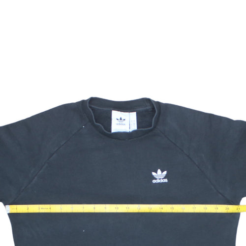 Adidas Men's Black Crew Neck Pullover Sweatshirt Size S