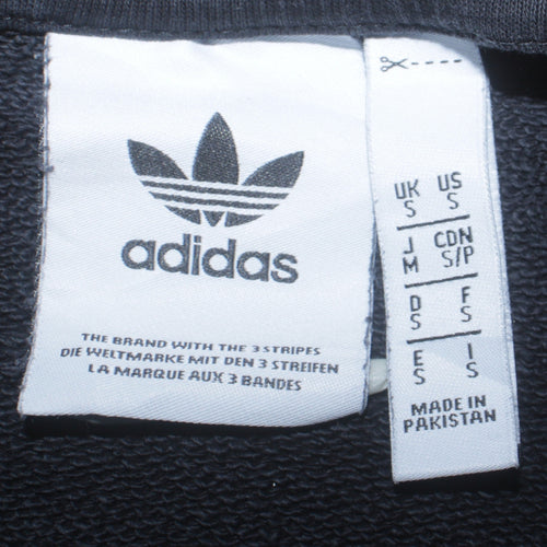 Adidas Men's Black Crew Neck Pullover Sweatshirt Size S