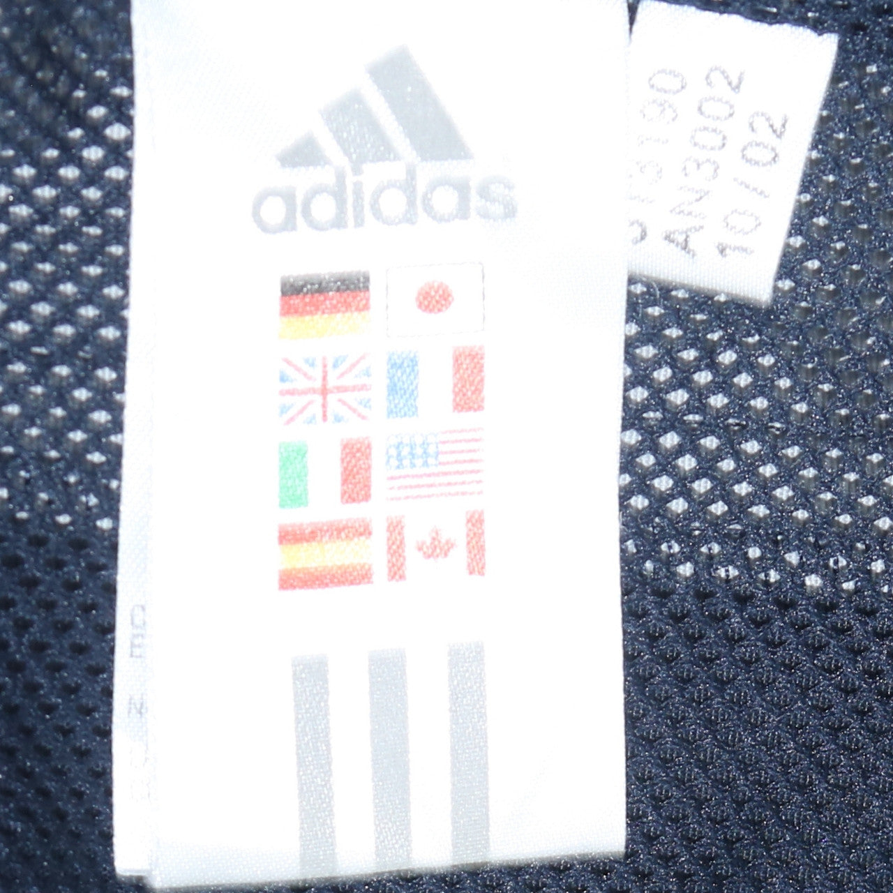 Adidas Boys Blue Colourblock Hooded Rain Coat 11-12 Years