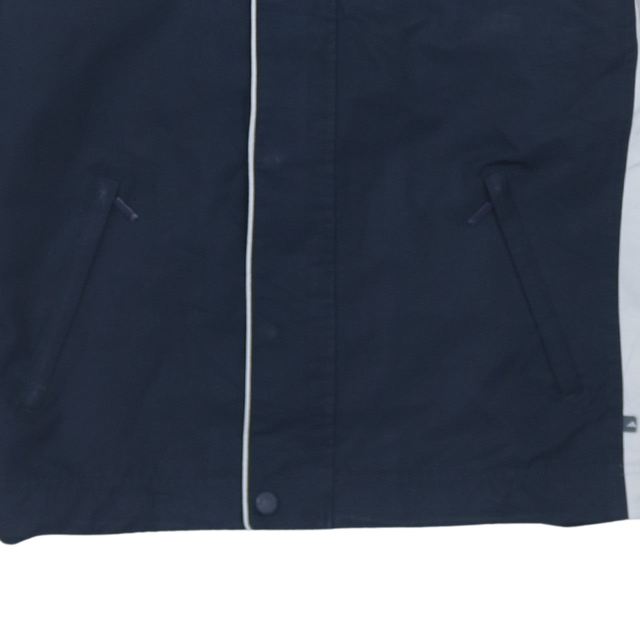 Adidas Boys Blue Colourblock Hooded Rain Coat 11-12 Years