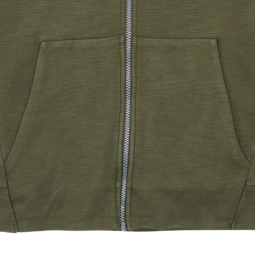 Nike Men's Green Full Zip Hoodie M Regular Fit