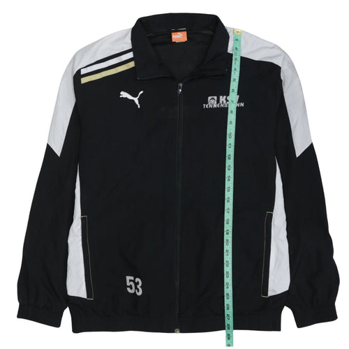 Puma Men's Black L Track Jacket KSV Tennenbronn Full Zip Sportswear