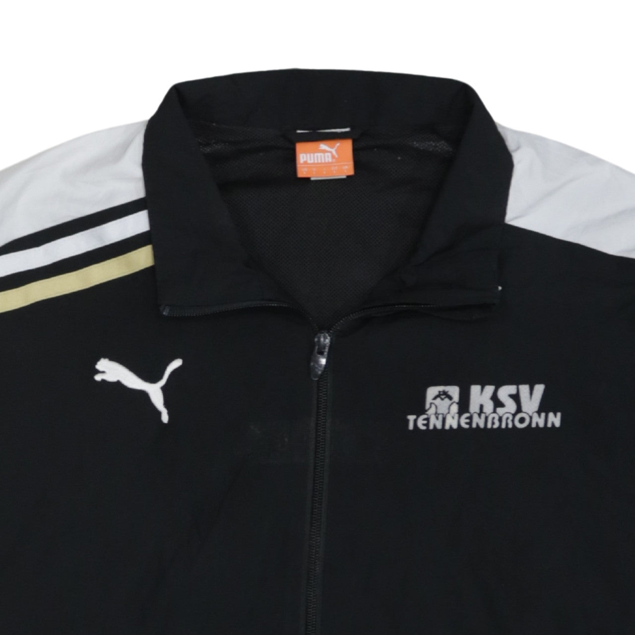 Puma Men's Black L Track Jacket KSV Tennenbronn Full Zip Sportswear