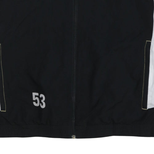 Puma Men's Black L Track Jacket KSV Tennenbronn Full Zip Sportswear