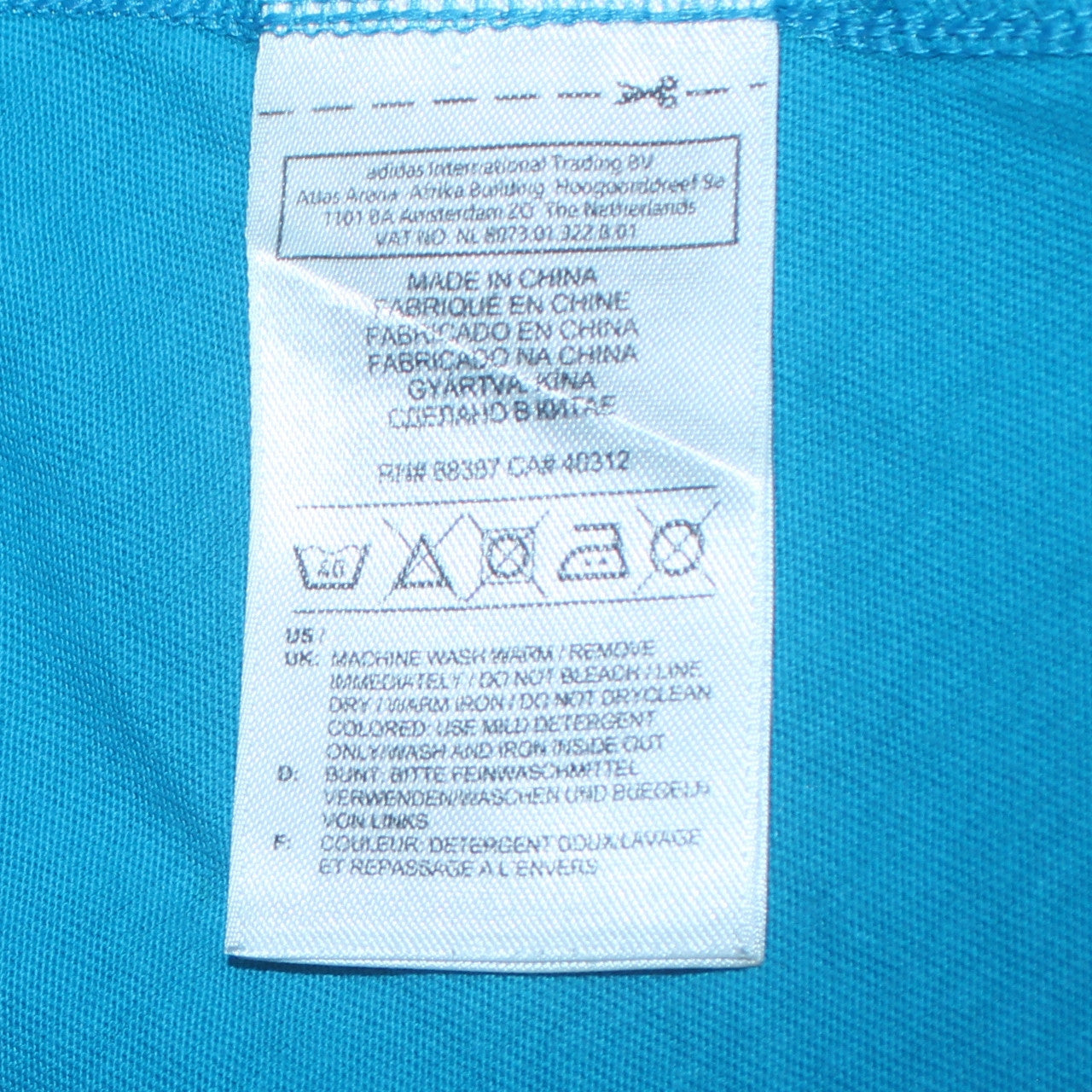 Adidas Men's Blue XL Polo Shirt Cotton Blend Sports Top