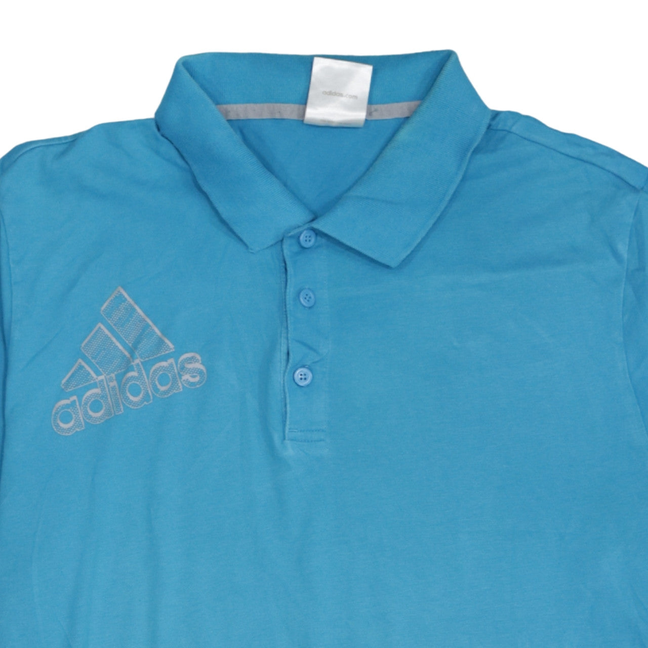 Adidas Men's Blue XL Polo Shirt Cotton Blend Sports Top