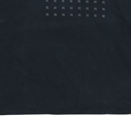 Quiksilver Men’s Black Long Sleeve Graphic Cotton T-Shirt 2XL