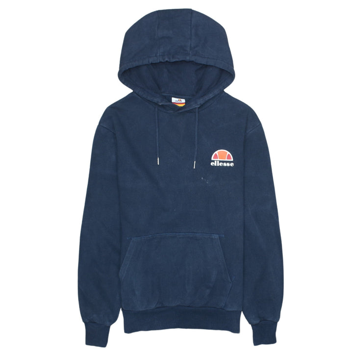 Ellesse Men's Blue Pullover Hoodie M Regular Fit Logo Sweatshirt