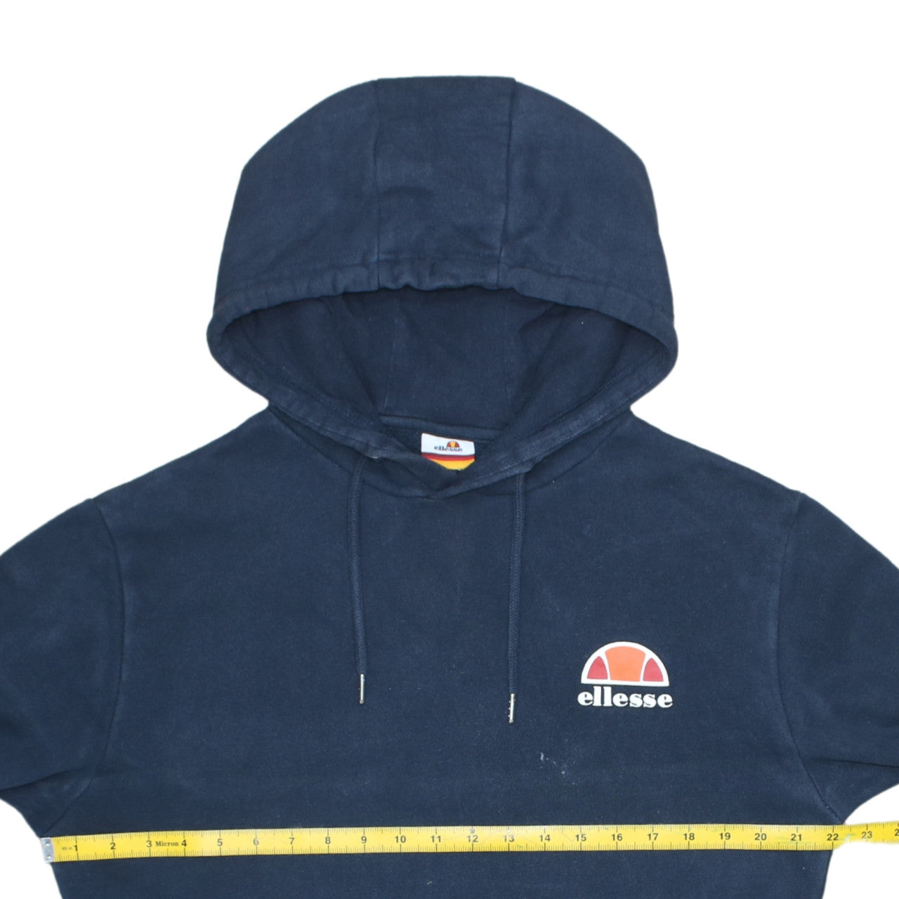 Ellesse Men's Blue Pullover Hoodie M Regular Fit Logo Sweatshirt