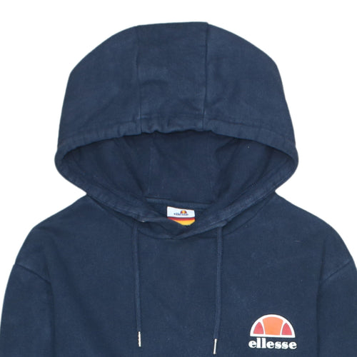 Ellesse Men's Blue Pullover Hoodie M Regular Fit Logo Sweatshirt