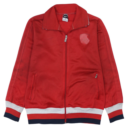 Nike Men’s Red Arsenal Track Jacket S Full Zip Polyester