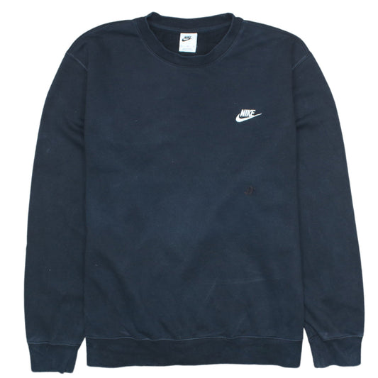 Nike Men's Blue XL Pullover Crew Neck Logo Sweatshirt