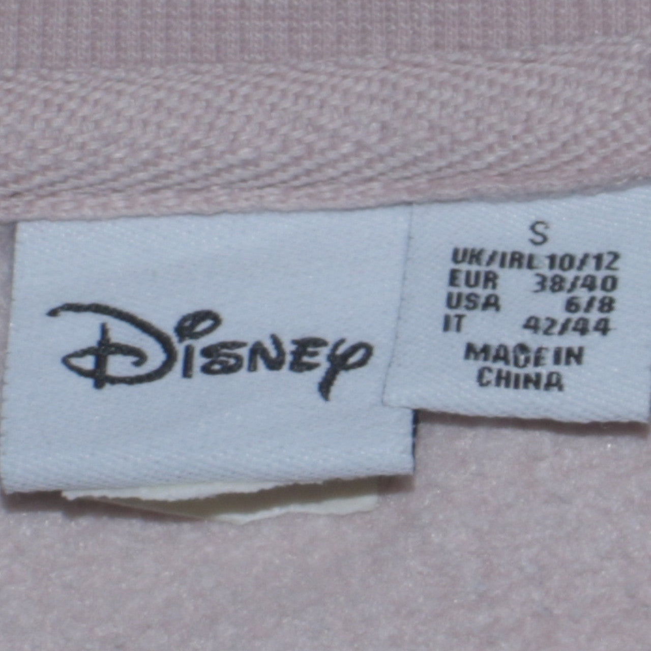 Disney Women Pink Minnie Mouse Sweatshirt S UK 10/12 Graphic Pullover