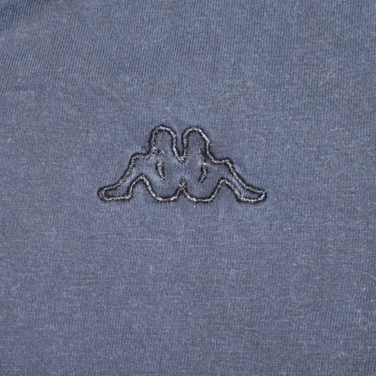 Kappa Men's Blue V-Neck Cotton T-Shirt XL Short Sleeve Casual