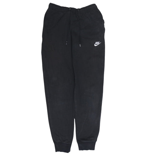 Nike Men's Black Small Fleece Jogger Trousers Activewear