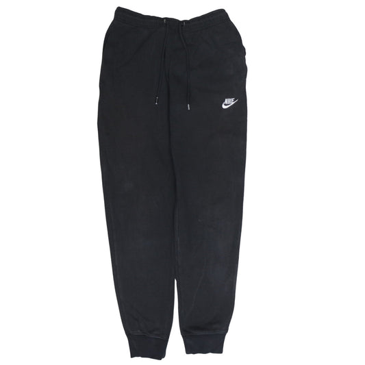 Nike Men's Black Small Fleece Jogger Trousers Activewear