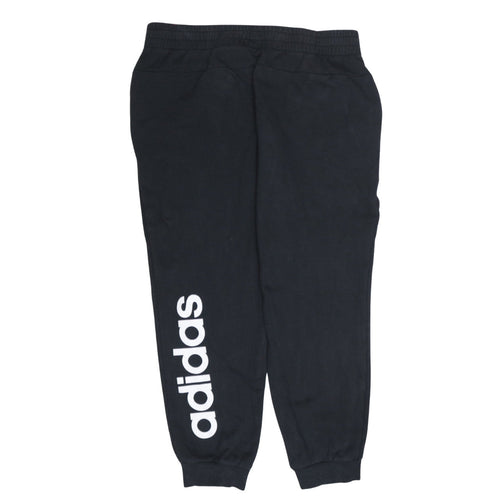 adidas Women Black XL Jogger Sweatpants Activewear Trousers