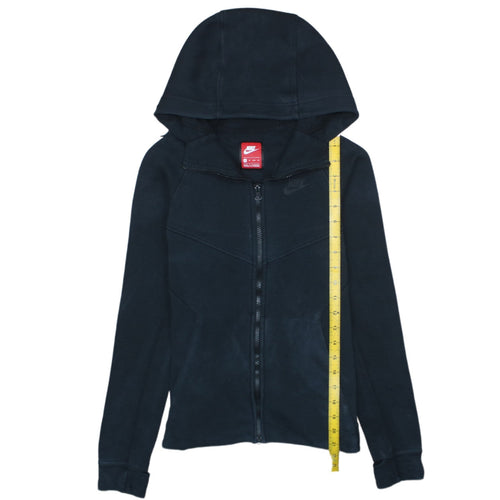 Nike Women’s Black XS Full Zip Hoodie Sweatshirt Fleece Lined