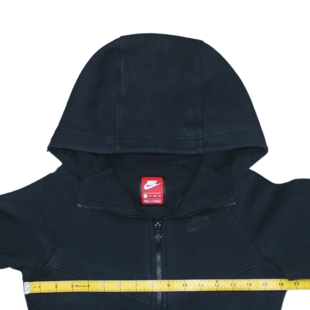 Nike Women’s Black XS Full Zip Hoodie Sweatshirt Fleece Lined