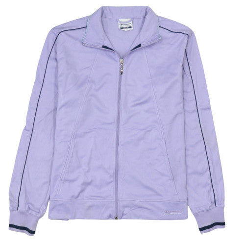 Champion Womens Purple XL Track Jacket Lightweight Zip Top