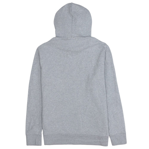 Levi's Men's Grey Pullover Hoodie M Logo Graphic Cotton Fleece