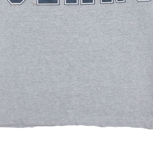 Tommy Jeans Mens Grey Cotton Blend Crew Neck Sweatshirt M