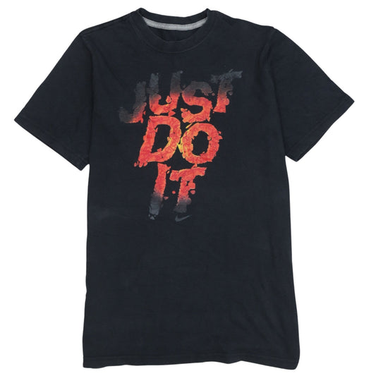 Nike Boys Black XL 'Just Do It' Graphic Short Sleeve T-Shirt