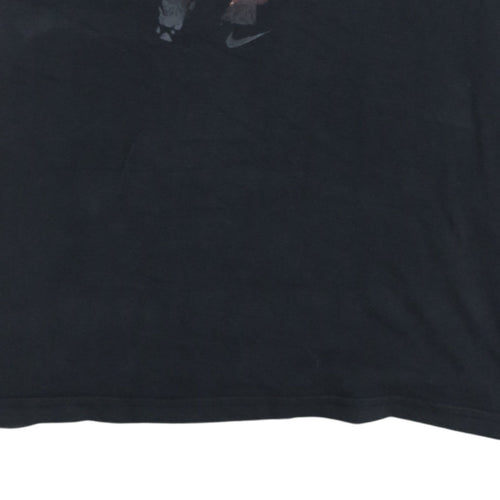 Nike Boys Black XL 'Just Do It' Graphic Short Sleeve T-Shirt