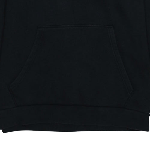 Adidas Mens Black Pullover Hoodie L Fleece Lined Sportswear