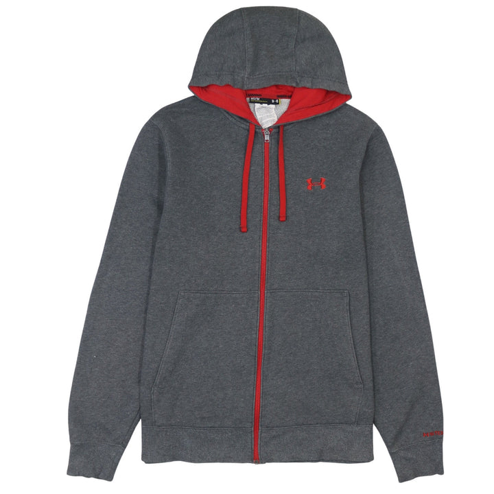 Under Armour Men's Grey Full Zip Hoodie Size M Sports Fleece