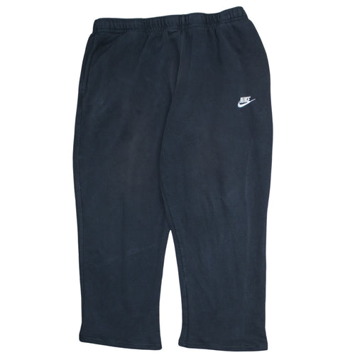 Nike Men's Black Fleece Sweatpants XL Elastic Waist Joggers