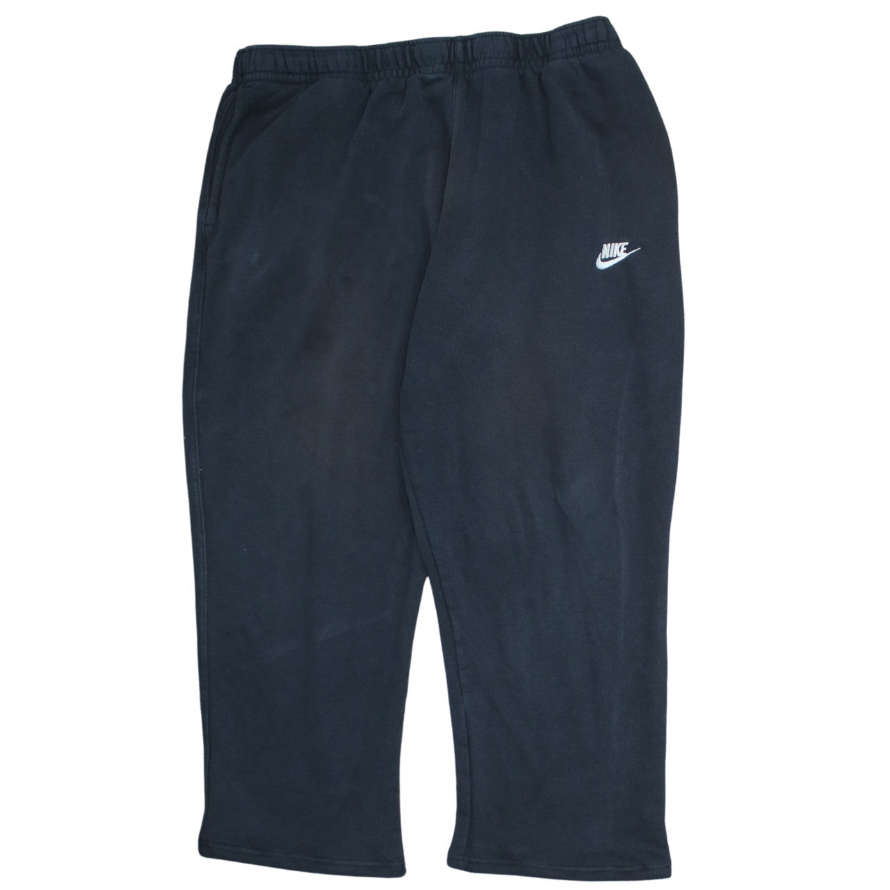 Nike Men's Black Fleece Sweatpants XL Elastic Waist Joggers