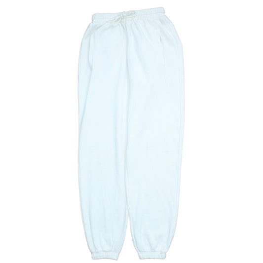 Adidas Women White XS Jogger Sweatpants Elastic Waist Pockets