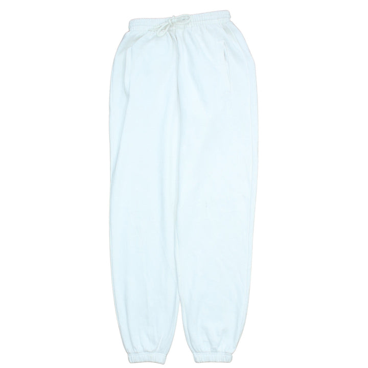 Adidas Women White XS Jogger Sweatpants Elastic Waist Pockets