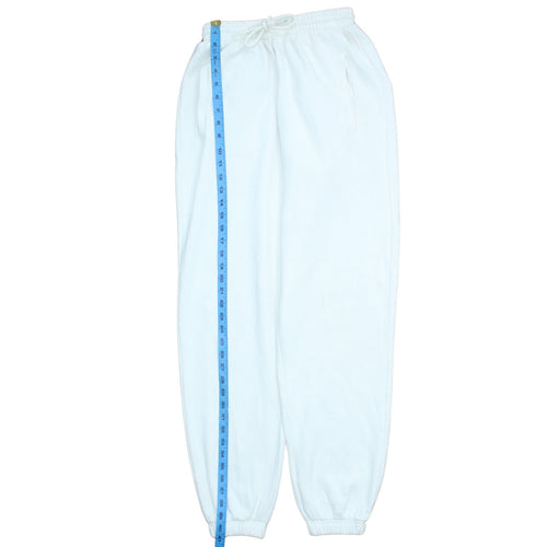 Adidas Women White XS Jogger Sweatpants Elastic Waist Pockets