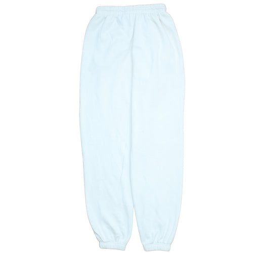 Adidas Women White XS Jogger Sweatpants Elastic Waist Pockets