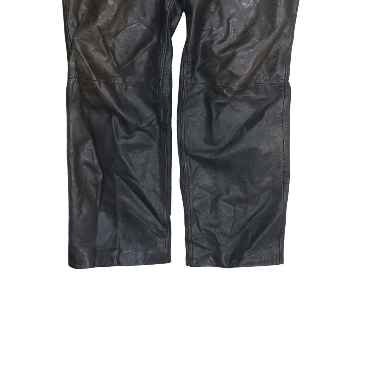 Dainese Men's Black Leather Motorcycle Trousers Size 52 Regular Fit