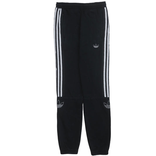 adidas Men's Black Jogger Trousers S Regular Fit Fleece Track Pants