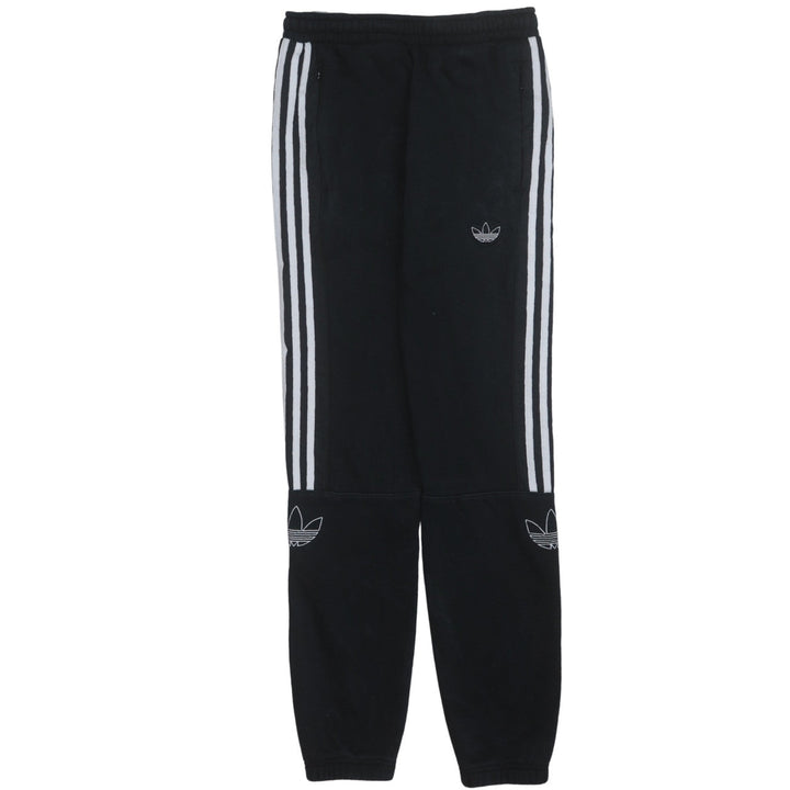 adidas Men's Black Jogger Trousers S Regular Fit Fleece Track Pants