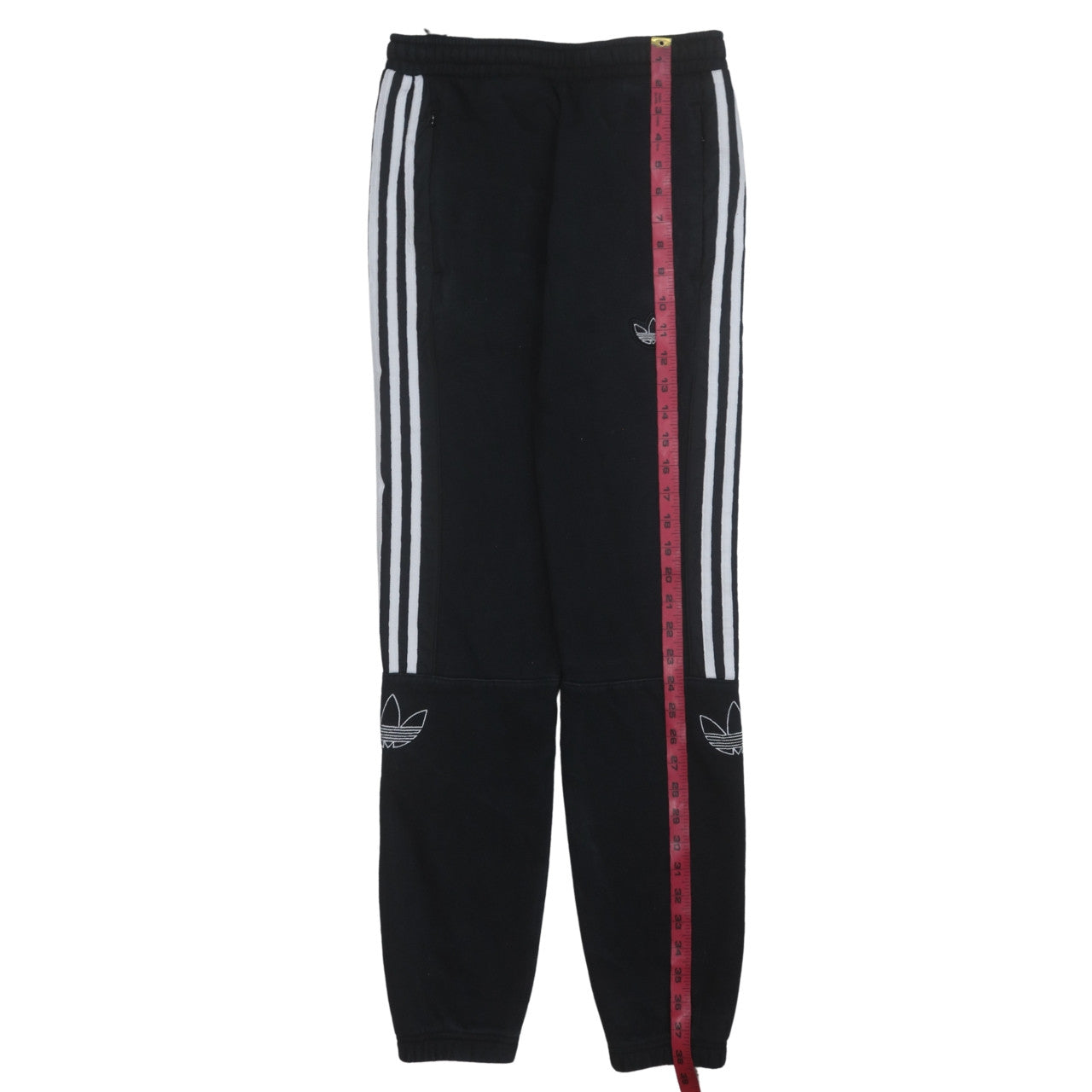 adidas Men's Black Jogger Trousers S Regular Fit Fleece Track Pants