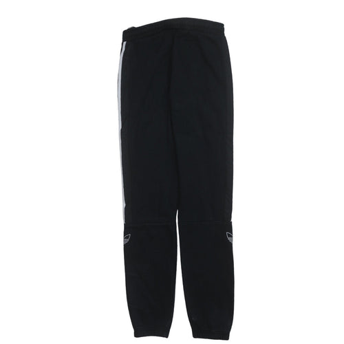 adidas Men's Black Jogger Trousers S Regular Fit Fleece Track Pants