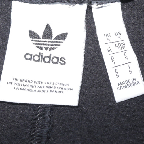 adidas Men's Black Jogger Trousers S Regular Fit Fleece Track Pants