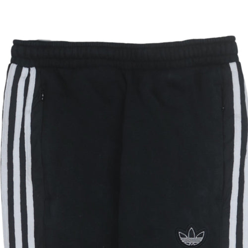 adidas Men's Black Jogger Trousers S Regular Fit Fleece Track Pants