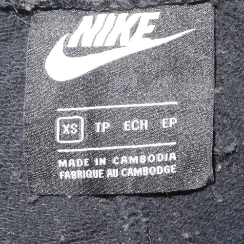 Nike Women’s Black XS Jogger Sweatpants Cotton Fleece Trousers