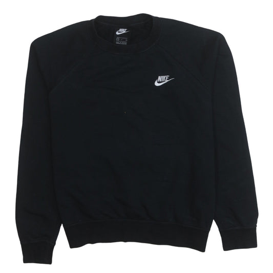 Nike Men's Black Small Pullover Crew Neck Fleece Sweatshirt