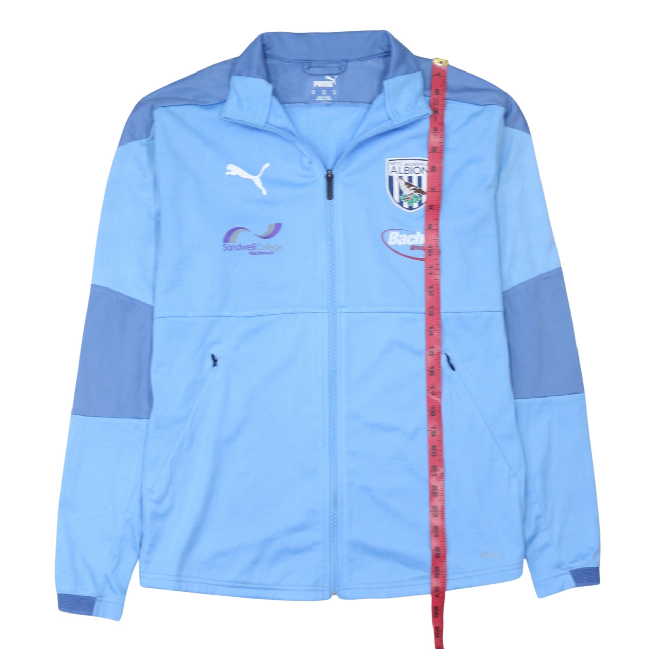 Puma Mens Blue West Bromwich Albion Track Jacket Size M